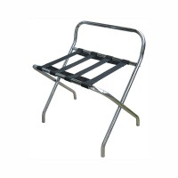 Metal Luggage Holder with Back